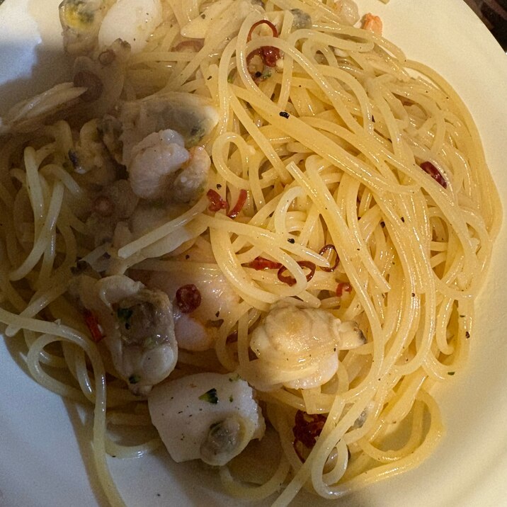 海鮮ぺぺロンチーノ